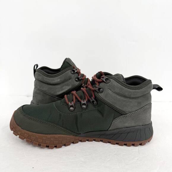 Columbia Mens Fairbanks Mid Hiking Boots US 8 EU 41 Dark Green Waterproof NIB main image 11